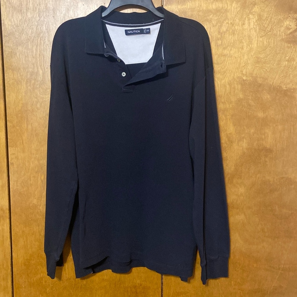 EUC Nautica long sleeve be polo. XXL